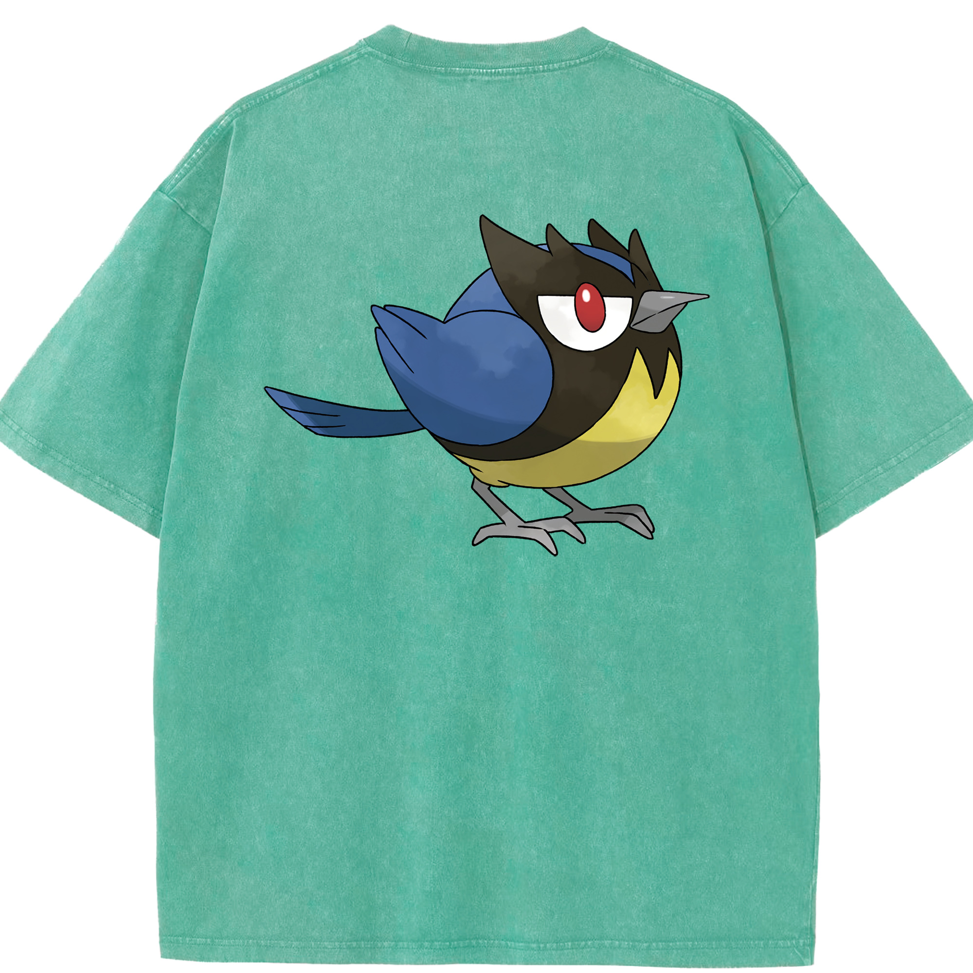 （画像用） ポケットモンスター Pokémon 綿100% ヴィンテージ風 半袖Tシャツ（背面プリント）
